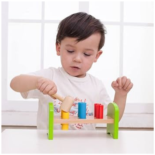 Wooden Hammer Bench Musical Fun