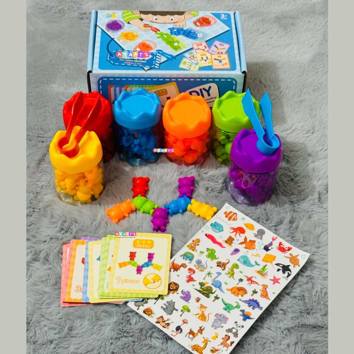 DIY Color Simulation Doll Set