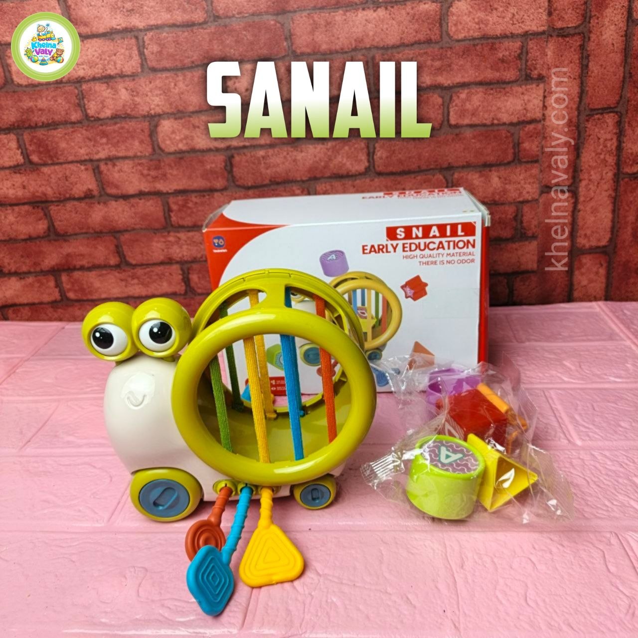 Snail Shape Sorter Educational Toy