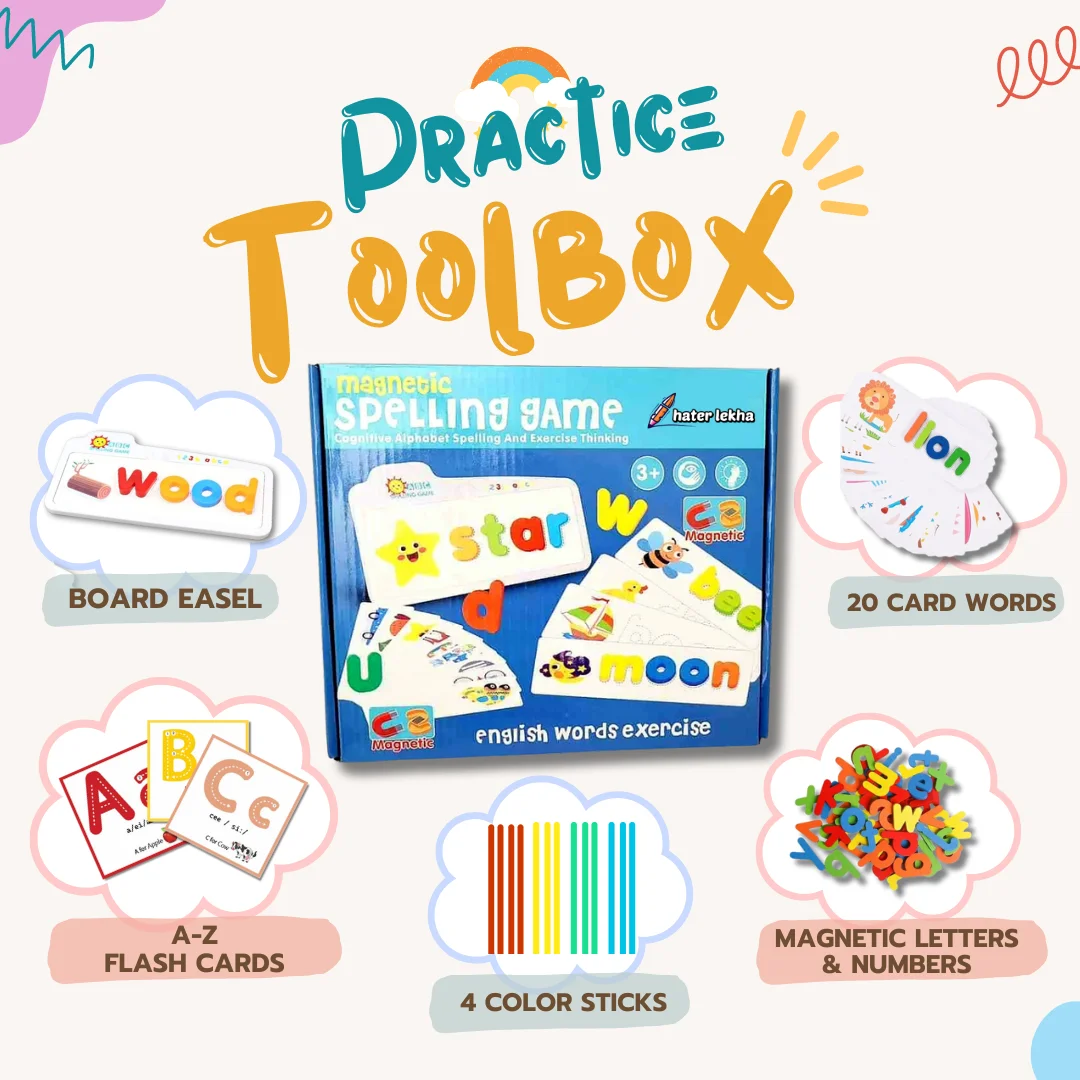 Magnetic Alphabet Spelling Board